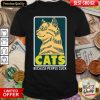 Cats Because People Suck Shirt - Design By Viewtees.com
