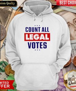 Count All Legal Votes Hoodie - Design By Viewtees.com