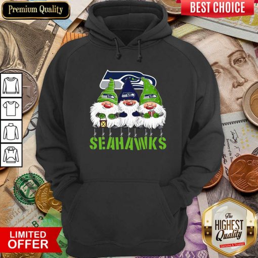 Gnomies Seattle Seahawks Christmas Hoodie - Design By Viewtees.com