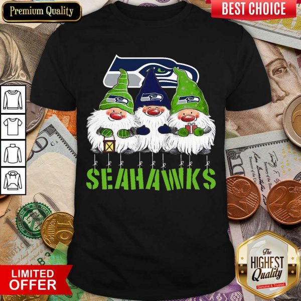 Gnomies Seattle Seahawks Christmas Shirt - Design By Viewtees.com