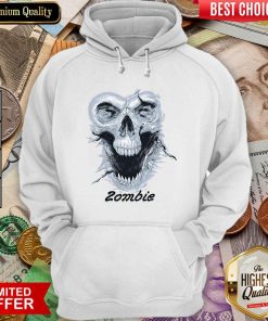 Skull Zombie Hoodie - Design By Viewtees.com