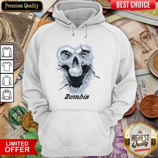 Skull Zombie Hoodie - Design By Viewtees.com