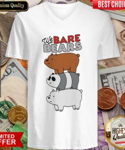 We Bare Bears V-neck - Design By Viewtees.com