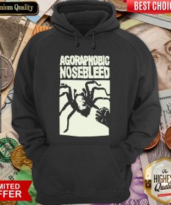 Agoraphobic Nosebleed Spider Woman Hoodie - Design By Viewtees.com