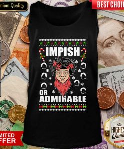Belsnickel Impish Or Admirable Ugly Christmas Tank Top - Design By Viewtees.com