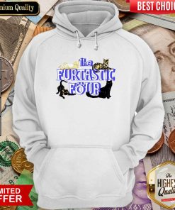 Cats The Furtastic Four Hoodie - Design By Viewtees.com