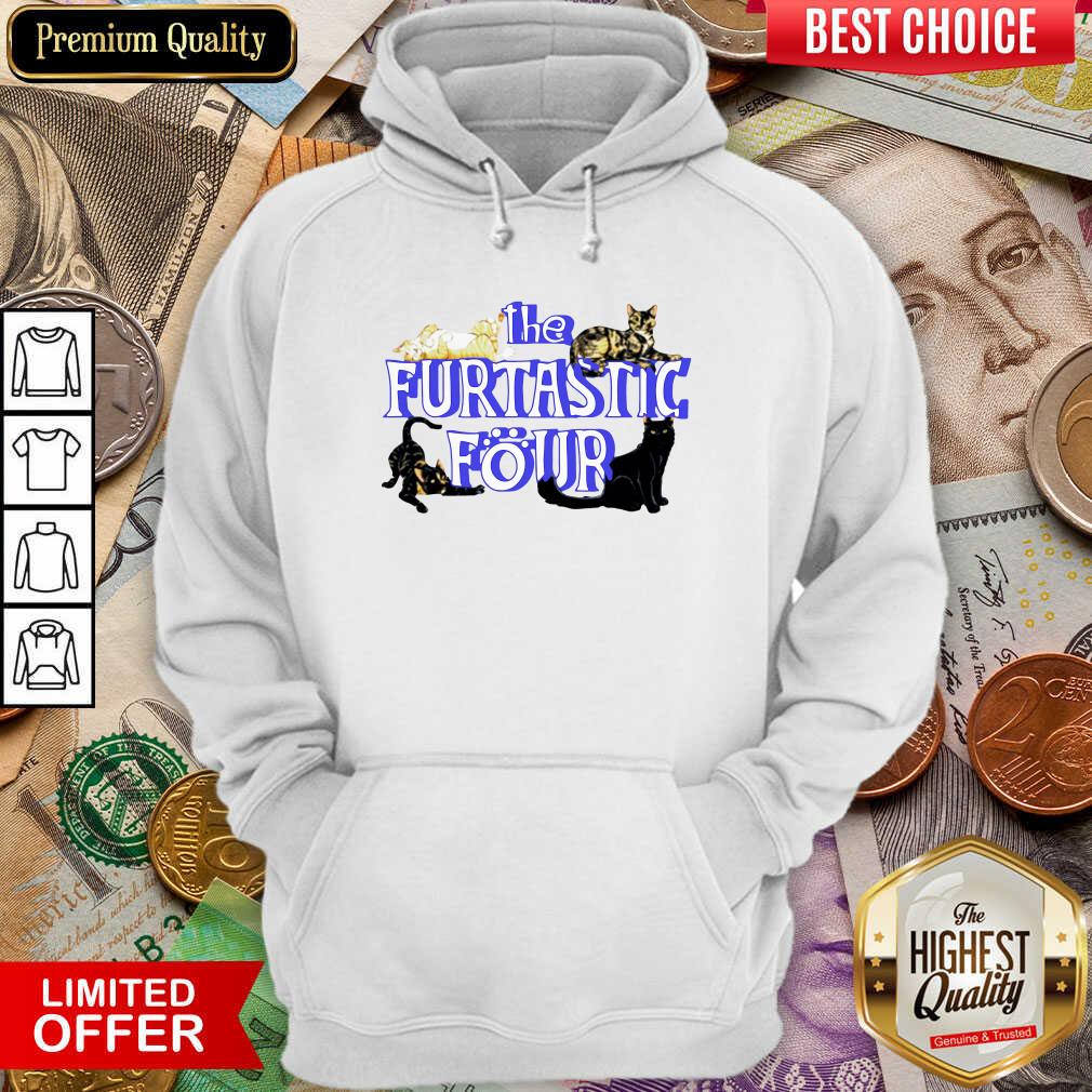 Cats The Furtastic Four Hoodie - Design By Viewtees.com