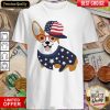 Corgi American Flag Shirt - Design By Viewtees.com