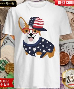 Corgi American Flag Shirt - Design By Viewtees.com