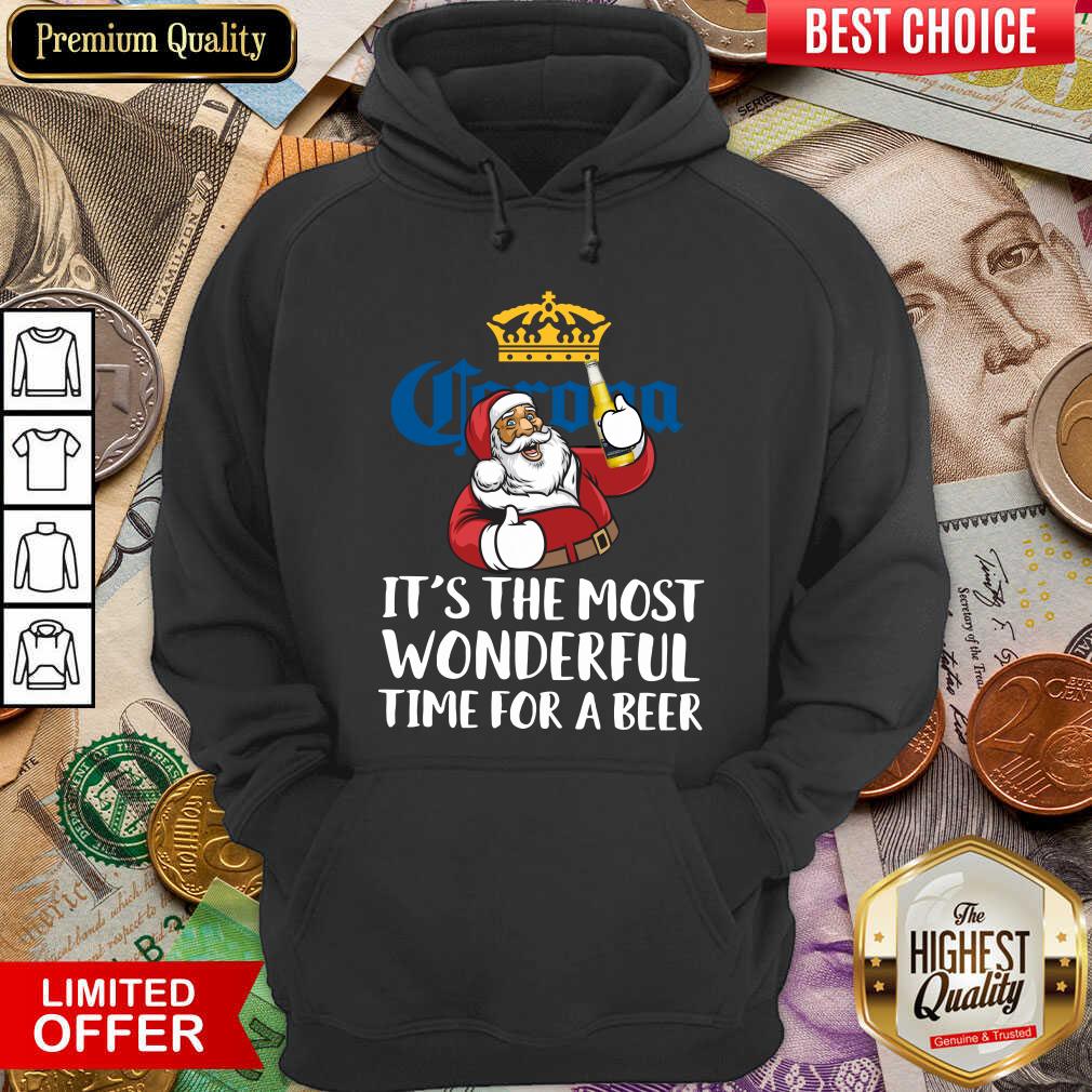 Corona Extra It’s The Most Wonderful Time For A Beer Hoodie - Design By Viewtees.com