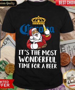 Corona Extra It’s The Most Wonderful Time For A Beer Shirt - Design By Viewtees.com