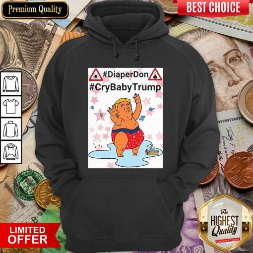 Diaper Don Crybaby Trump Ugly Christmas Hoodie - Design By Viewtees.com