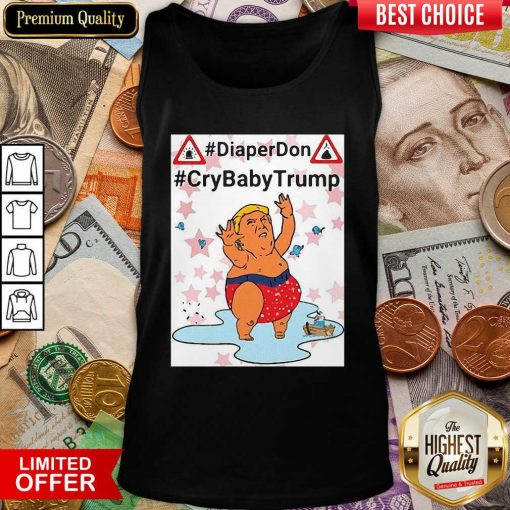 Diaper Don Crybaby Trump Ugly Christmas Tank Top - Design By Viewtees.com