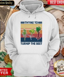 Gardening Thyme To Turnip The Beet Vintage Retro Hoodie - Design By Viewtees.com