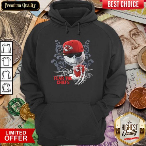 Jack Skellington Fear The Kansas City Chiefs Hoodie - Design By Viewtees.com