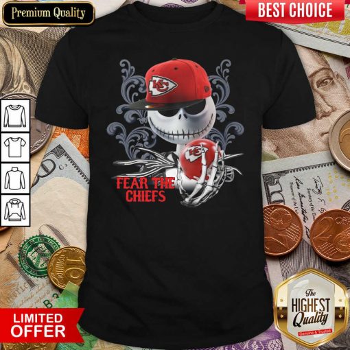 Jack Skellington Fear The Kansas City Chiefs Shirt - Design By Viewtees.com