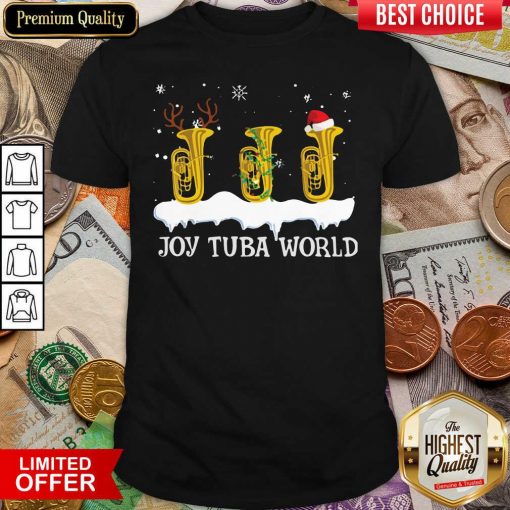 Joy Tuba World Christmas Shirt - Design By Viewtees.com