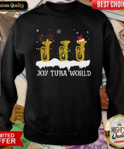 Joy Tuba World Christmas Sweatshirt - Design By Viewtees.com