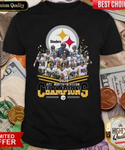 Pittsburgh Steelers 2020 Afc North Division Signatures Shirt - Design By Viewtees.com