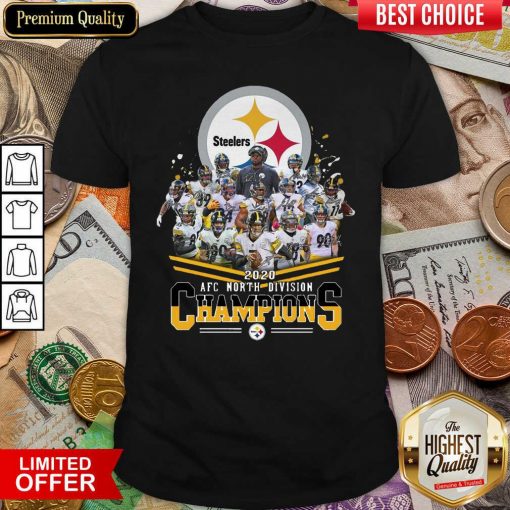 Pittsburgh Steelers 2020 Afc North Division Signatures Shirt - Design By Viewtees.com