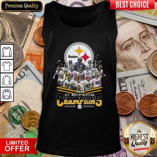 Pittsburgh Steelers 2020 Afc North Division Signatures Tank Top - Design By Viewtees.com