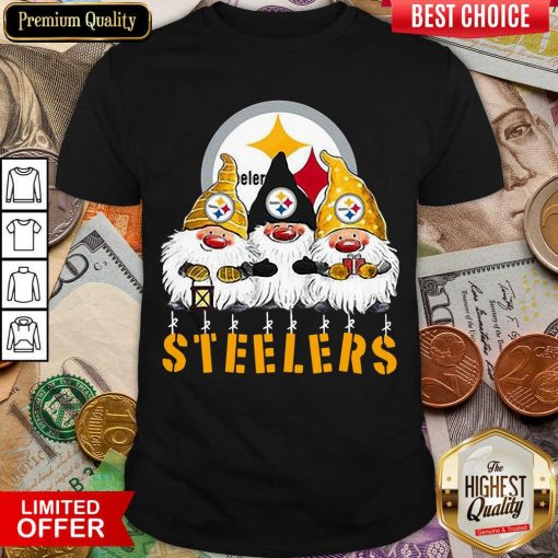 Pittsburgh Steelers Gnomes Merry Christmas Shirt - Design By Viewtees.com