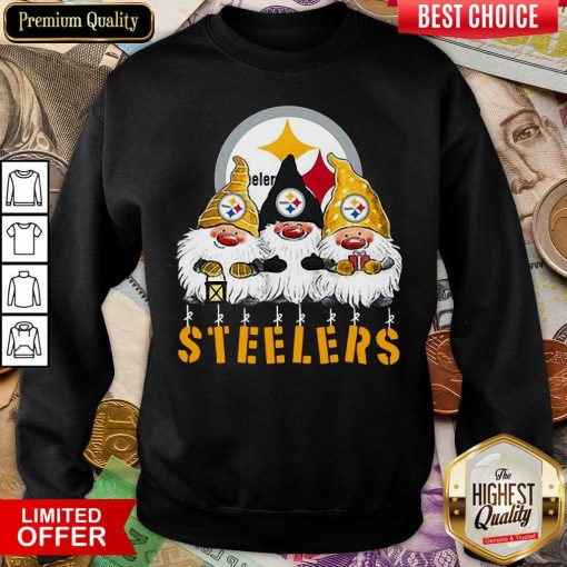 Pittsburgh Steelers Gnomes Merry Christmas Sweatshirt - Design By Viewtees.com