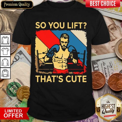 Boxing So You Lift That’s Cute Vintage Shirt - Design By Viewtees.com