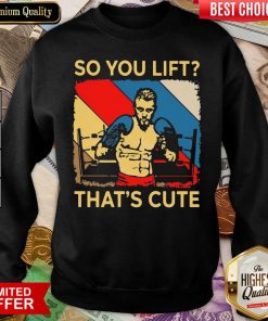 Boxing So You Lift That’s Cute Vintage Sweatshirt - Design By Viewtees.com