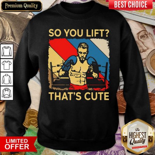 Boxing So You Lift That’s Cute Vintage Sweatshirt - Design By Viewtees.com