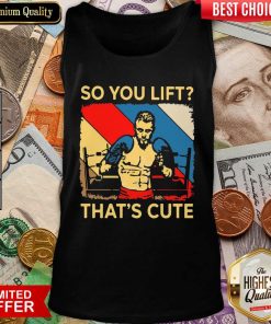 Boxing So You Lift That’s Cute Vintage Tank Top - Design By Viewtees.com