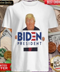 Donald Trump Hug Biden President Shirt - Design By Viewtees.com