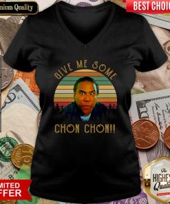 Give Me Some Chon Chon Vintage V-neck - Design By Viewtees.com