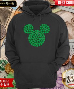 Mickey Mouse Green Four Leaf Clover Shamrock St Patrick’s Hoodie - Design By Viewtees.com