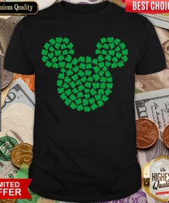 Mickey Mouse Green Four Leaf Clover Shamrock St Patrick’s Shirt - Design By Viewtees.com