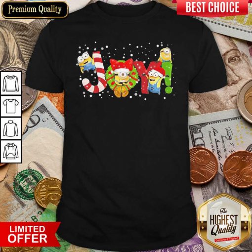 Minions Joy Christmas Shirt - Design By Viewtees.com