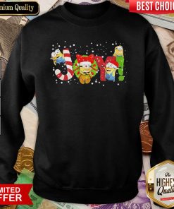 Minions Joy Christmas Sweatshirt - Design By Viewtees.com
