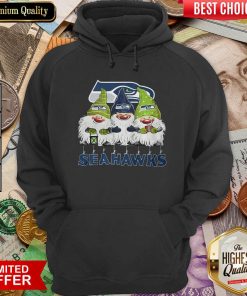 Seattle Seahawks Gnomies Christmas Hoodie - Design By Viewtees.com
