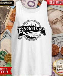 Elect Baggins For A Better Shire Tank Top - Design By Viewtees.com