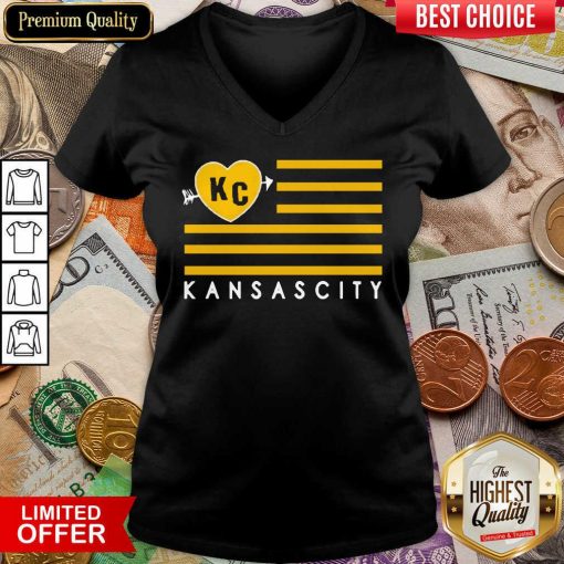 Good KC Kansas City Football V-neck