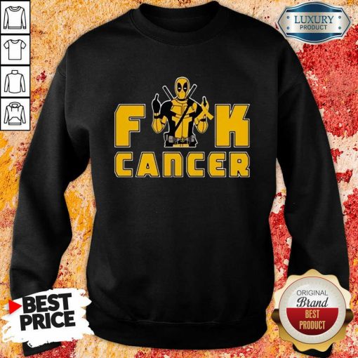 Happy Fuck Appendix Cancer Deadpool Funny 4 Sweatshirt