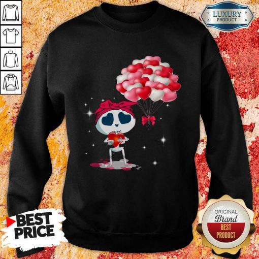 Happy Hearts Skeleton Valentine Sweatshirt