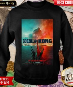 Hot Logo Godzilla Vs Kong Sweatshirt