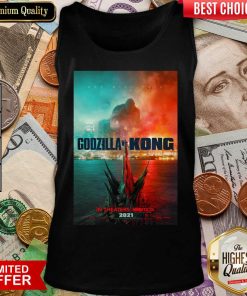 Hot Logo Godzilla Vs Kong Tank Top