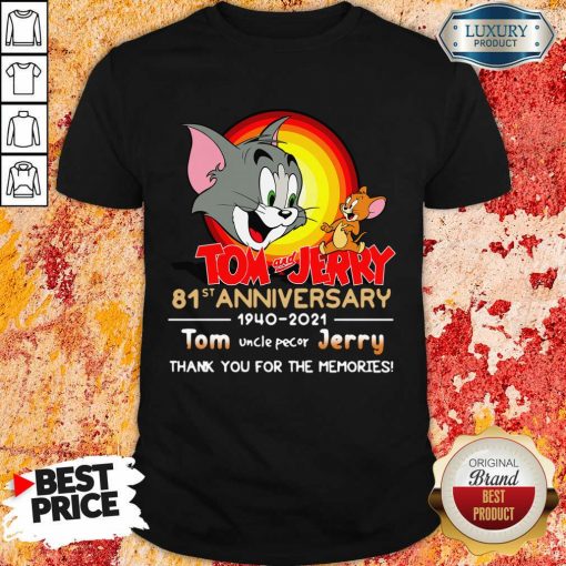 Hot Tom And Jerry 81st Anniversary 1940 2021 Shirt