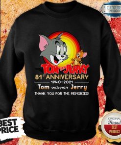 Hot Tom And Jerry 81st Anniversary 1940 2021 Sweatshirt