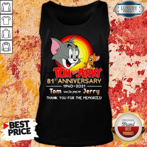 Hot Tom And Jerry 81st Anniversary 1940 2021 Tank Top