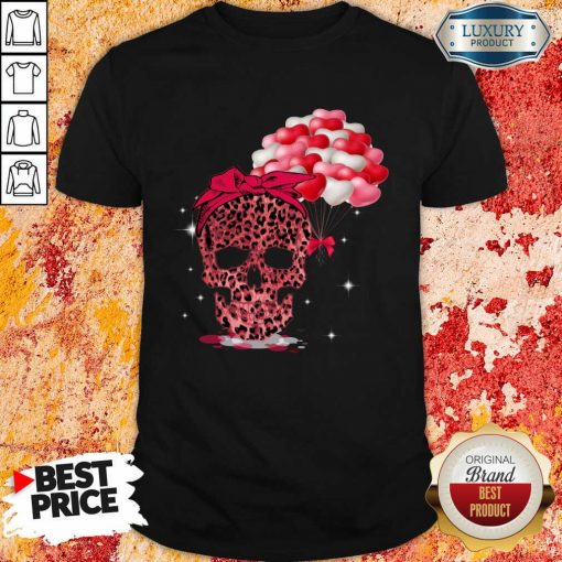 Nice Skull Valentine Balloon Shirt