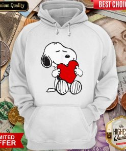Snoopy Hug Heart Valentines Day Hoodie - Design By Viewtees.com