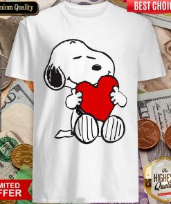 Snoopy Hug Heart Valentines Day Shirt - Design By Viewtees.com